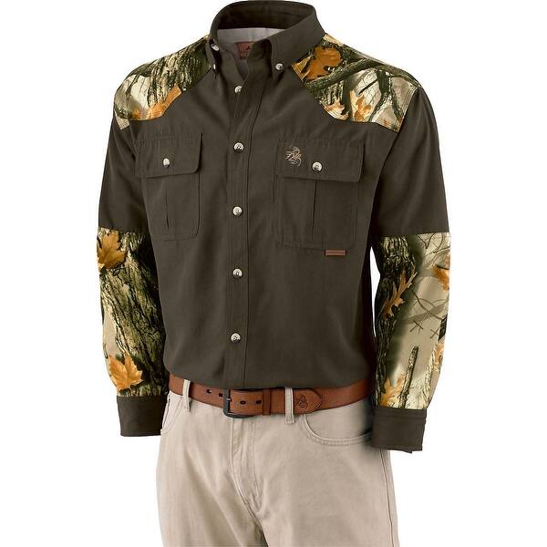 Shop Legendary Whitetails Men S God S Country Camo Button Down Camp Shirt Overstock 13467542