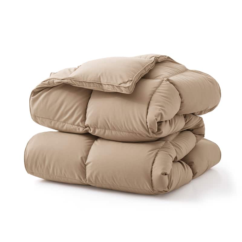 All Season & Lightweight Ultra Soft 360 TC White Goose Down Duvet Comforter