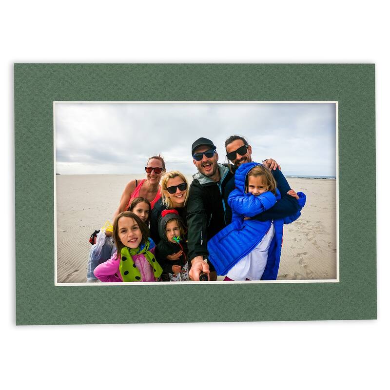 24x36 Mat for 28x40 Frame - Precut Mat Board Acid-Free Hunter Green 24x36 Photo Matte For a 28x40 Picture Frame