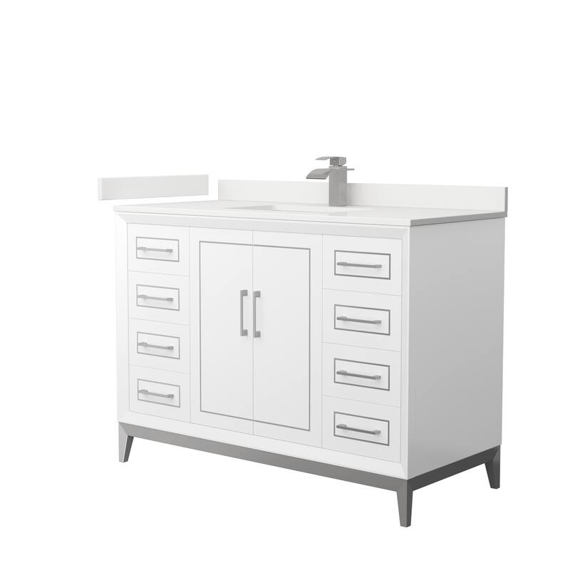Marlena 48-inch Single Vanity, Quartz Top