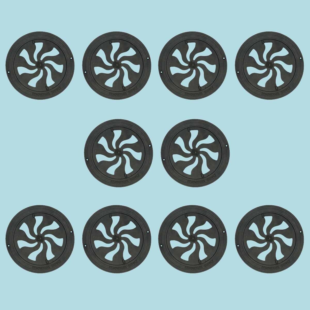 10 Round Heat Register Wall Floor Vent Grate Cast Aluminum 8 | Renovator's  Supply - Bed Bath u0026 Beyond - 13303765