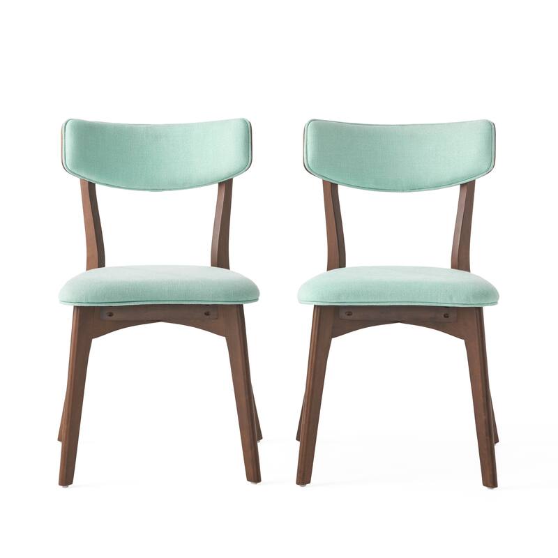 Christopher Knight Home Abrielle Mid-Century Modern Fabric Dining Chair