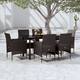 Option Black 7pcs/ 55.1" x 27.6" x 29.1"