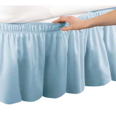 Elastic Bed Wrap Ruffle Bed Skirt