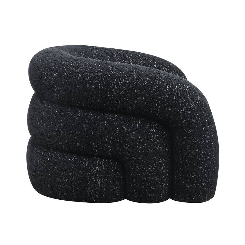 Furniture of America Korix Modern 37-inch Boucle Swivel Accent Chair