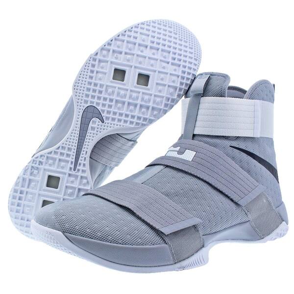 Shop Nike Lebron Soldier 10 Men S Mesh High Top Basketball Shoes