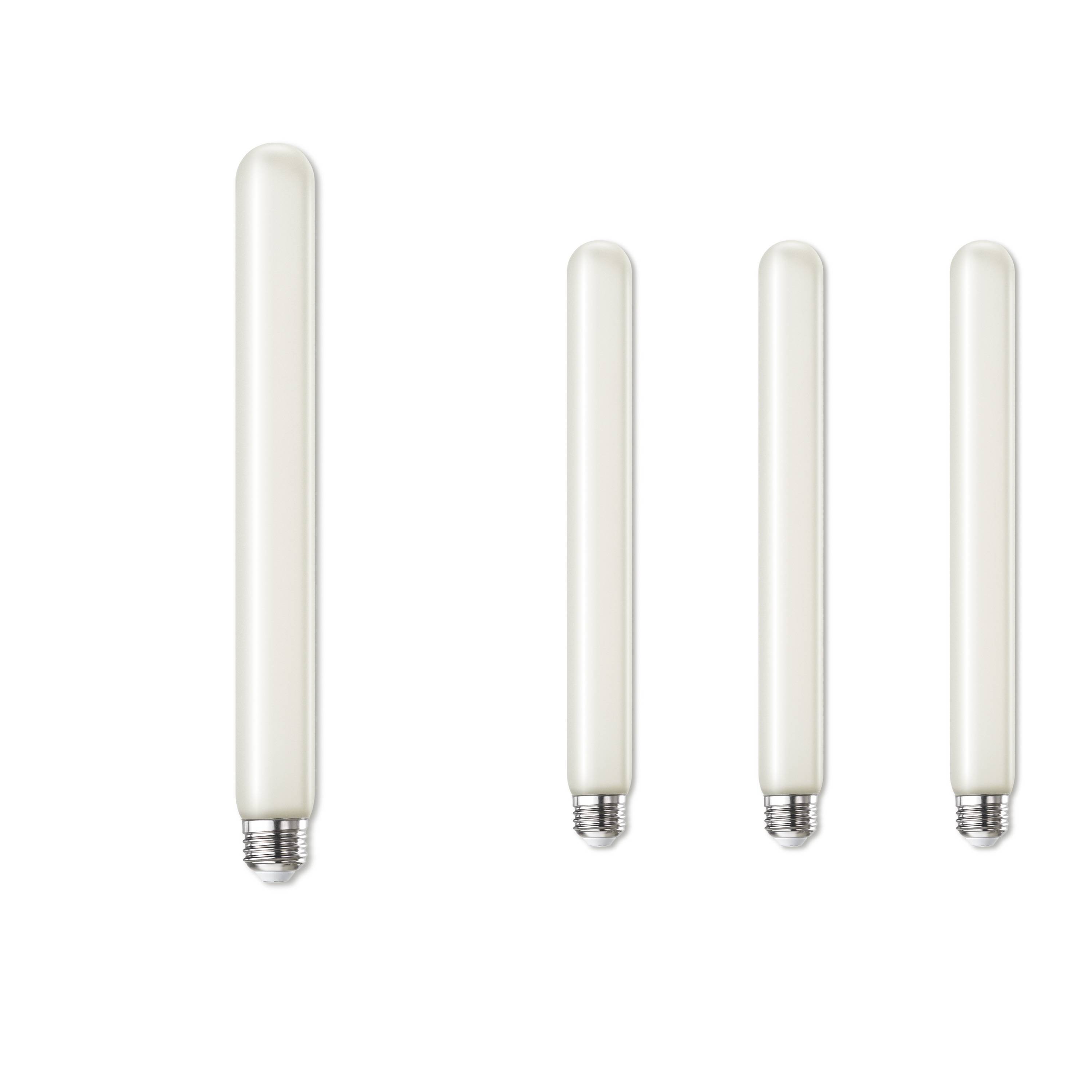 Bulbrite LED Filament Pack of (4) 5 Watt Dimmable 11 Inch T9 Light Bulb with Frost Glass Finish and Medium (E26) Base