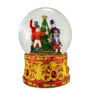 Snow Globe Nutcracker Glitterdome, Resina, 100 Ml, Con Músic | Cuotas