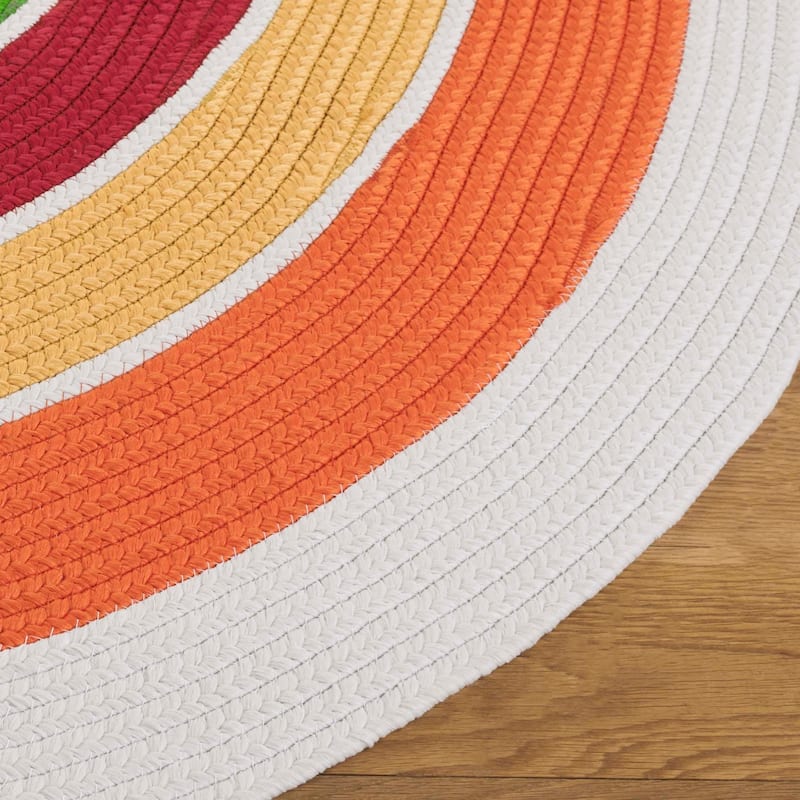 SAFAVIEH Handmade Braided Ganimeta Indoor/Outdoor Machine Washable Rug