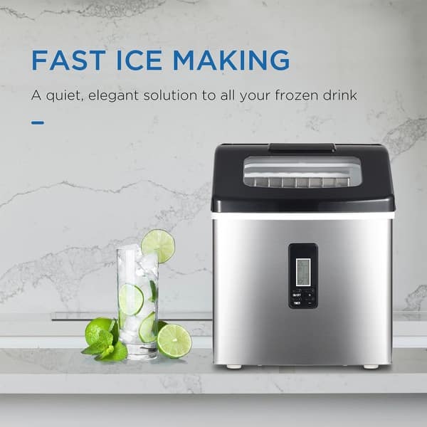 JEREMY CASS Countertop Freestanding Ice Maker with Ice Scoop Bed Bath & Beyond 38005845