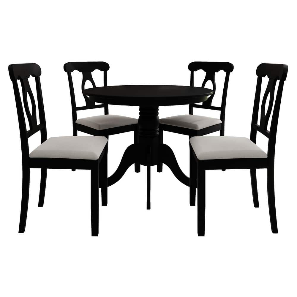 CraftPorch Mid-Century 5-piece Wooden Dining Set