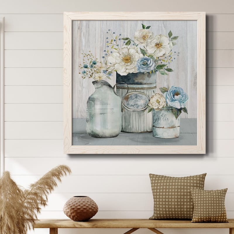 French Garden Flowers II-Premium Framed Canvas - Ready to Hang