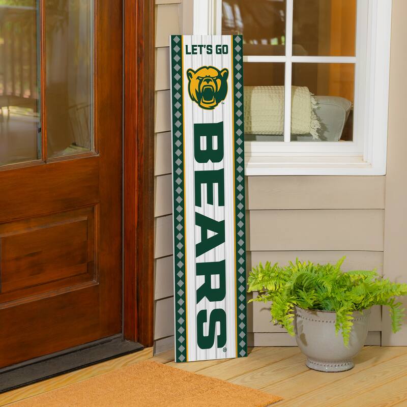47" Double Sided Seasonal Porch Leaner, Baylor University - 47" x 11.25"