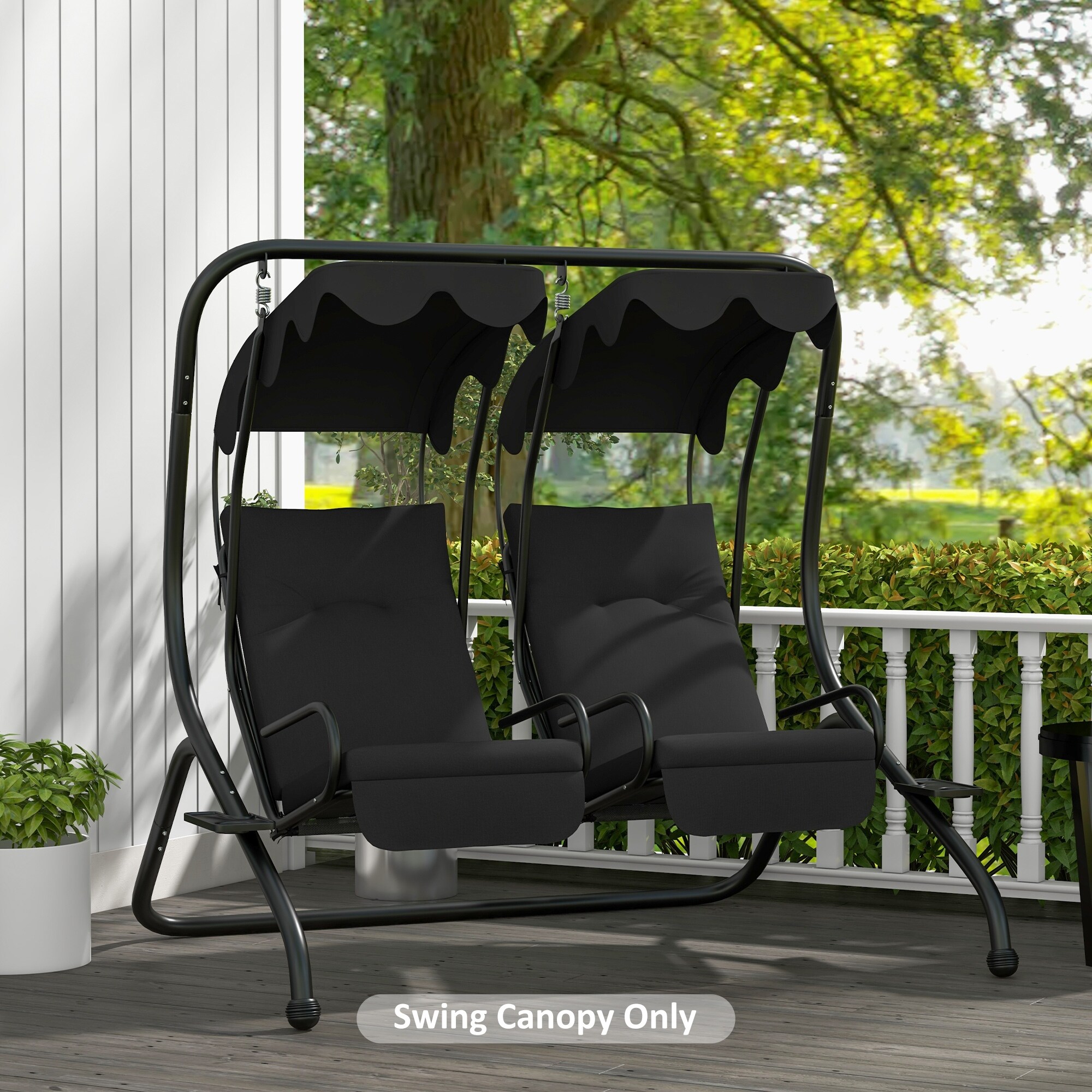 Outsunny 2 Seater Swing Canopy