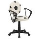 preview thumbnail 12 of 15, Sports Swivel Task Office Chair with Arms Soccer