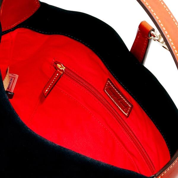 Shop Dooney Bourke Suede Small Logo Lock Shoulder Bag Introduced By Dooney Bourke At 248 In May 2017 Overstock 15208036