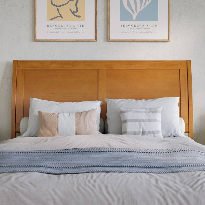 AFI Portland Solid Wood Platform Bed with Matching Footboard and Storage Drawers
