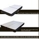 preview thumbnail 8 of 7, Onetan 4-Inch Wooden Box Spring, Low Profile Split Bed Foundation Ideal for Mattress, No Assembly Needed, White & black.