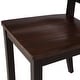 preview thumbnail 19 of 37, Roomfitters 5-Piece Dining Table Set, Rectangular Wood Kitchen Table and 4 X-back Chairs, Transitional Style