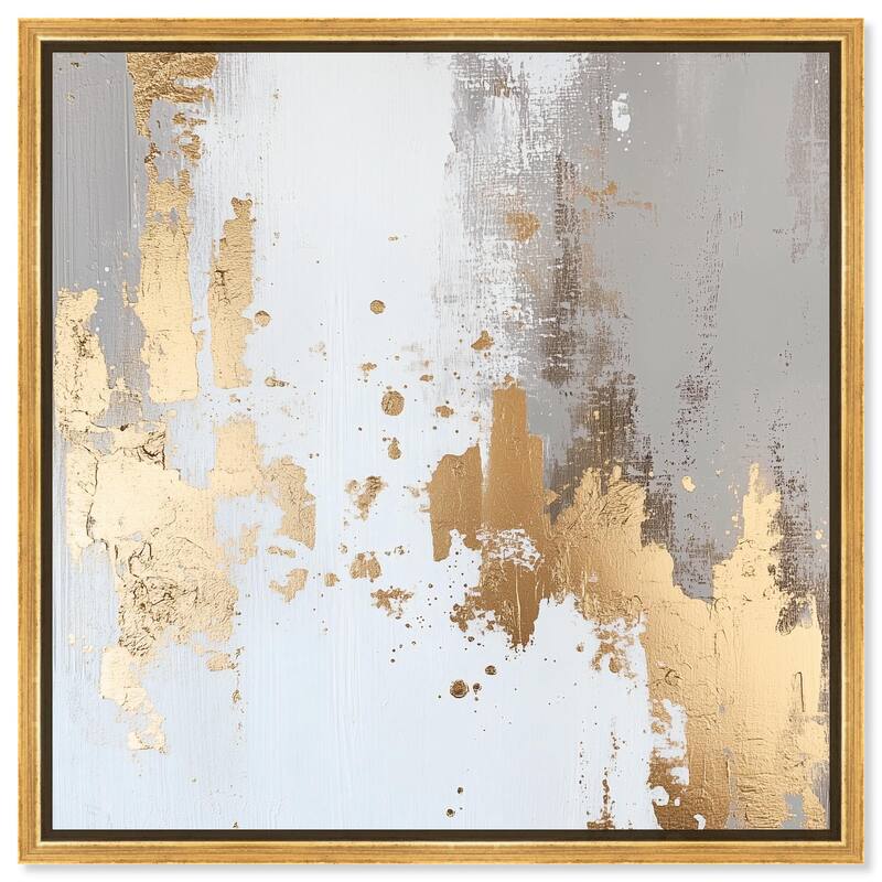 Ghostly Glimmer II Canvas by Art Remedy - Gold - 20" x 20"
