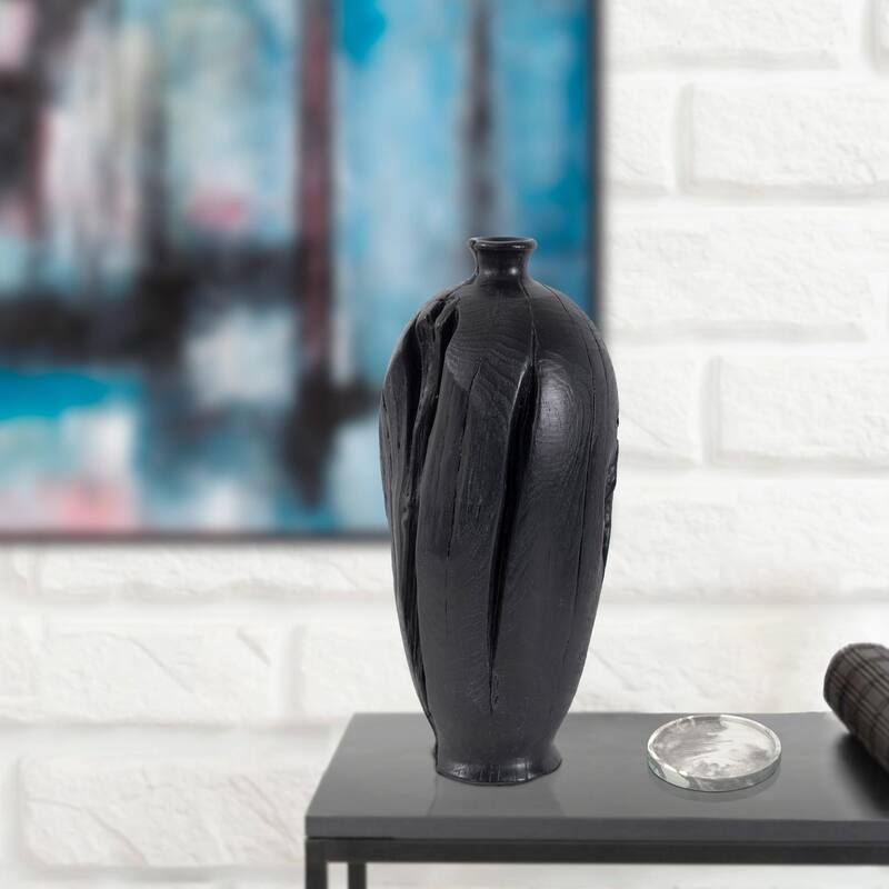 Haru Tall Vase in Black
