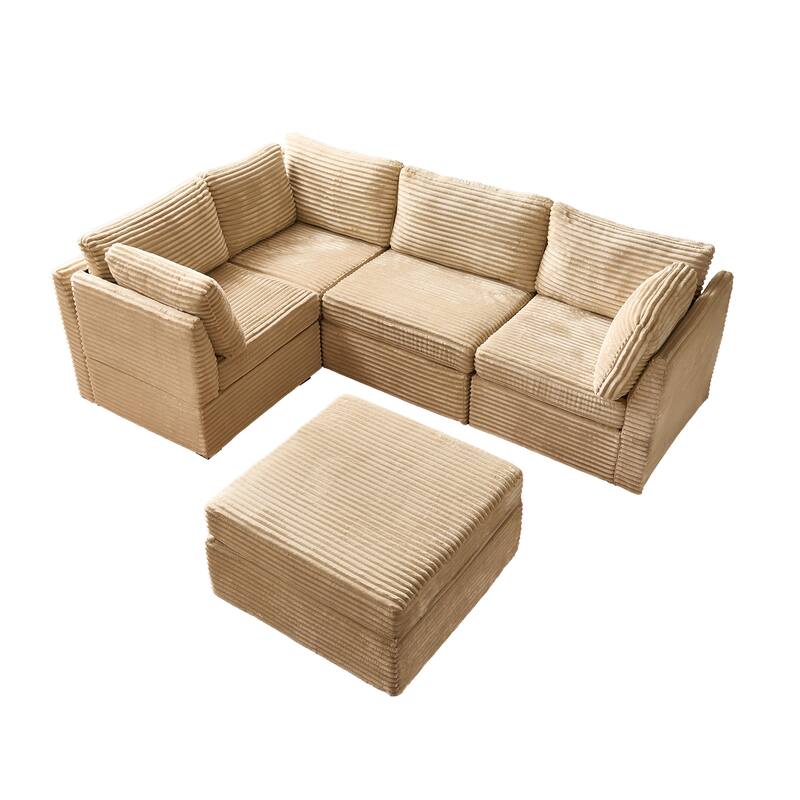 OVIOS Modular Cloud-Like Sofa (with Ottoman)