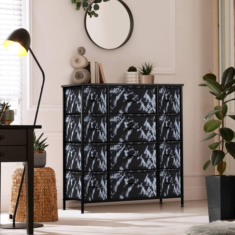 Sorbus 12 Drawer Tall Wide Dresser
