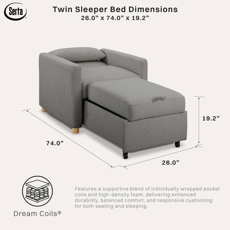 Serta Christine Convertible Chair