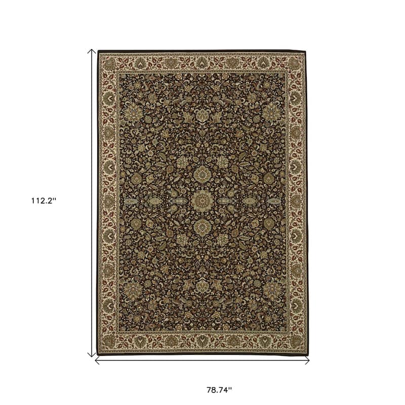 HomeRoots Oriental Traditional Runner Area Rug