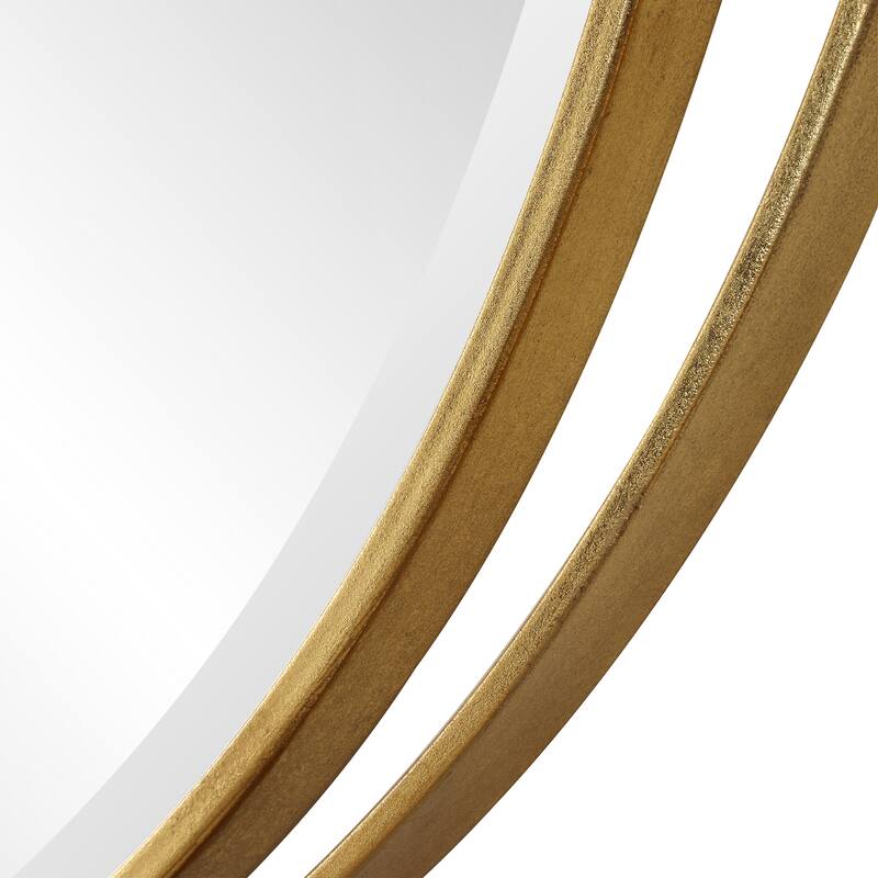 Uttermost Rhodes Gold Round Mirror - 36'' H X 36'' W X 1.25'' D