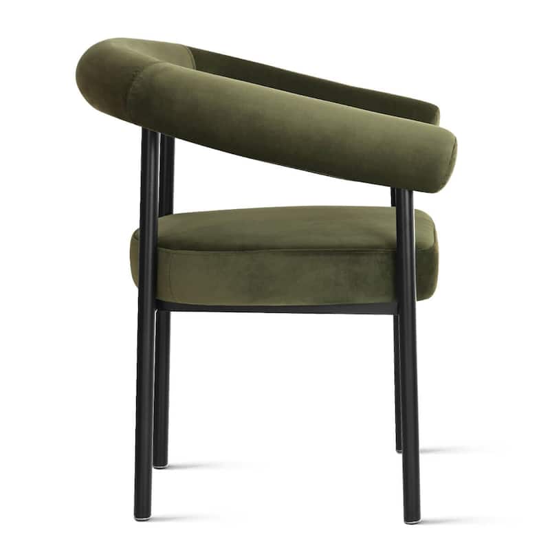 High-back upholstered Chairs (Set of 4)