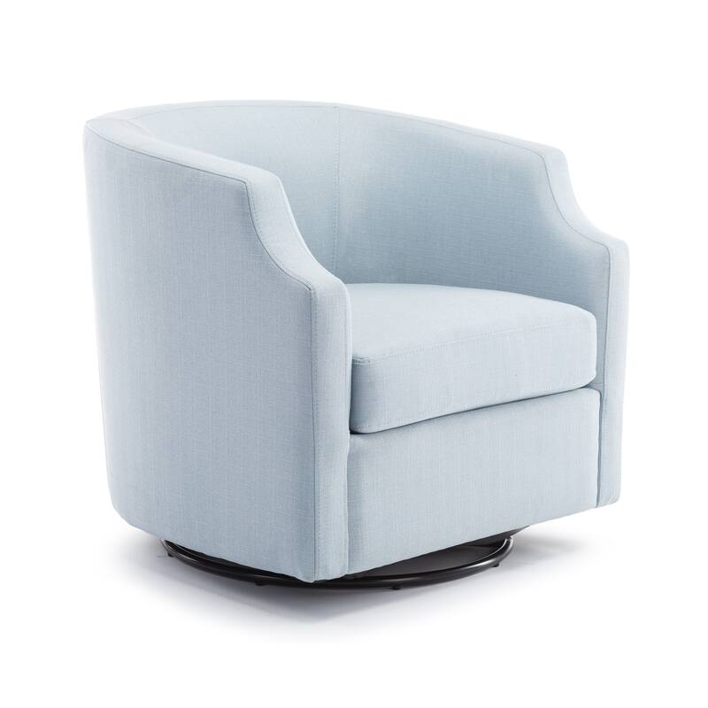 Swivel Glider Barrel Chair
