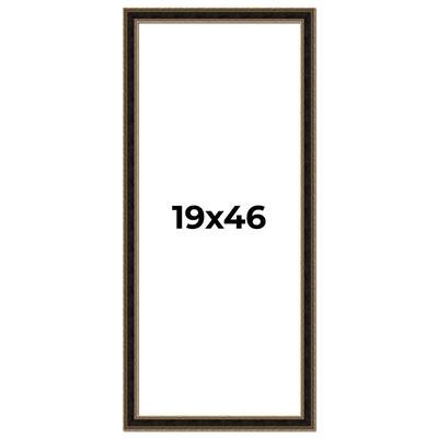 19x46 Frame Gold Antique Vintage Sold Wood Picture Frame | 1.75 Inch