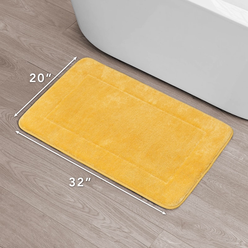 Oliver Brown Terry Memory Foam Bath Mat