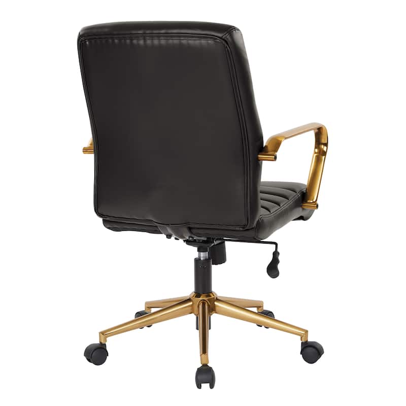 Baldwin Mid-Back Faux Leather Chair