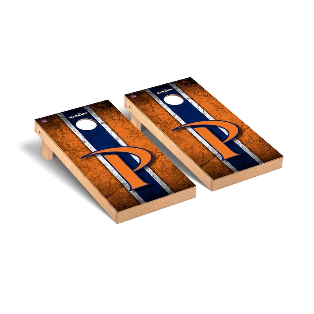 Pepperdine Waves Vintage Cornhole Board Set