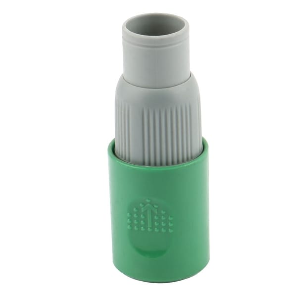 Farm Garden Plastic Adjustable Irrigation Connector Nozzle Gray Green