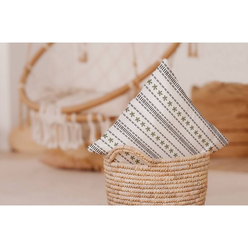 Dainty Stripes Decorative Throw Pillow