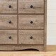 preview thumbnail 13 of 14, South Shore Angel Changing Table 6-drawers, Weathered Oak - N/A