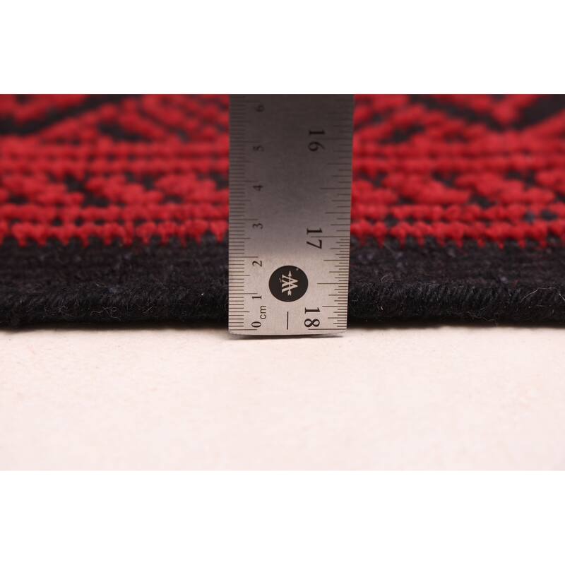 ECARPETGALLERY Hand-knotted Vibrance Red Wool Rug - 8'2 x 10'2