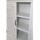 preview thumbnail 14 of 15, 27'' Accent Tall Tower White Storage Cabinet - Rustic Wood Sideboard Pantry Cabinet - Versatile Buffet Cabinet with Stor