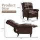 preview thumbnail 14 of 46, HOMYKA Upholstered Chaise Lounge with Nail Trim for Living Room