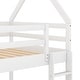 preview thumbnail 7 of 7, Twin over Twin Low Bunk Bed, House Bed with Ladder