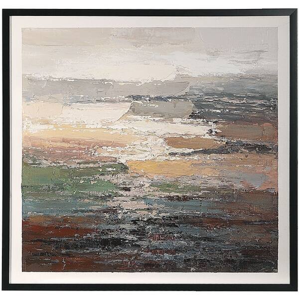 Shop Uttermost 41918 Tides 49 X 49 Framed Abstract Painting On