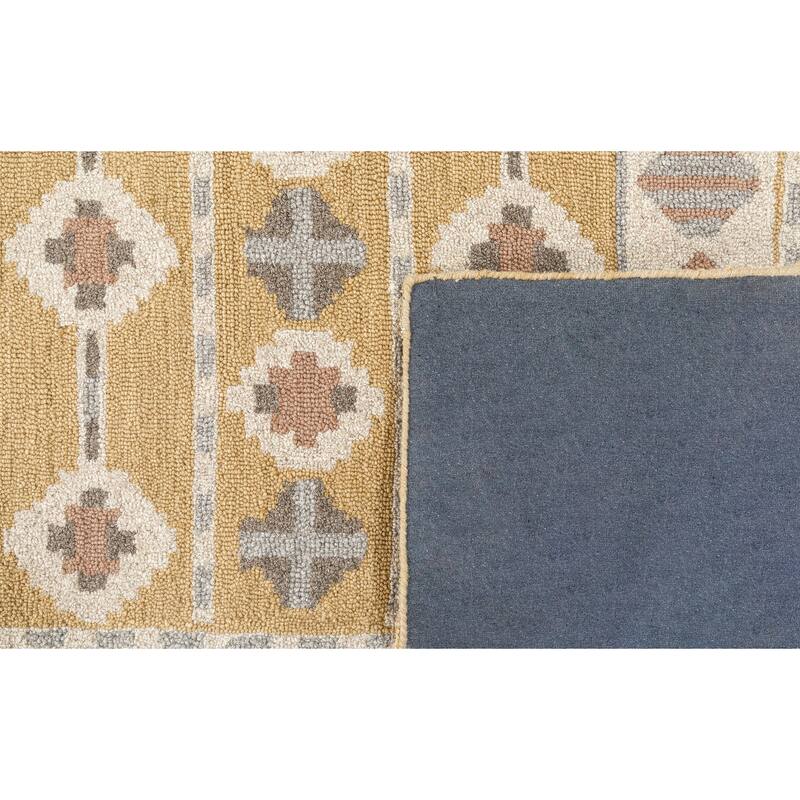 Terra by Obeetee Freya Quince Gold Rug