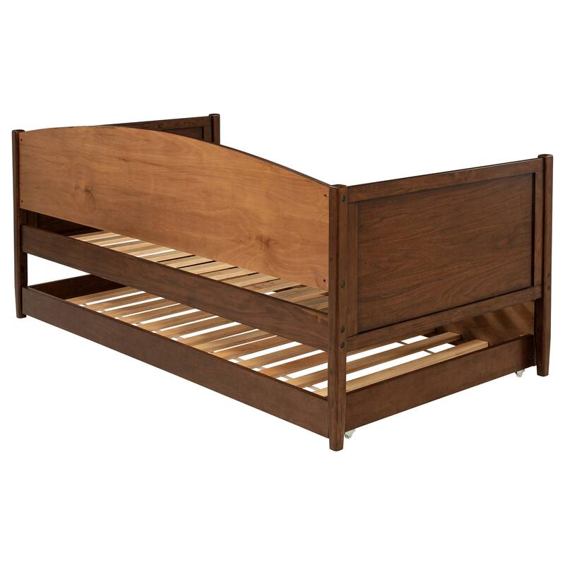 Fallbrook Medium Walnut Twin Daybed with Trundle