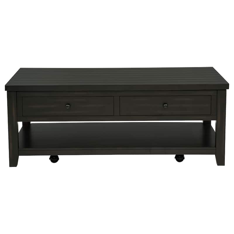 Payne 48-inch Mobile Lift Top Coffee Table - 48" x 28.25" x 18.25"