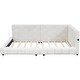 preview thumbnail 9 of 9, Upholstered Full Size Platform Bed with USB Charging Ports and LED Lighting for Modern Comfort and Convenience