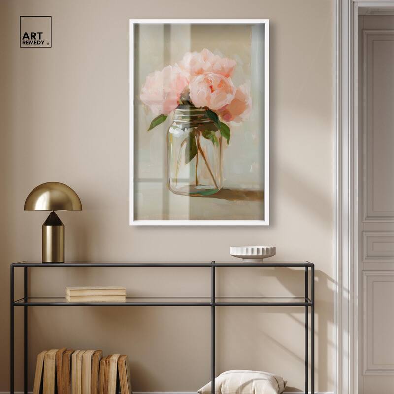 Jar of Petals Shadowbox by Art Remedy