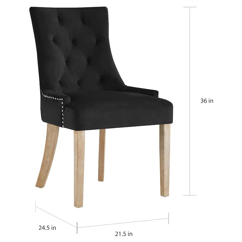 Copper Grove Vodice Vintage Velvet Dining Chairs (Set of 4)